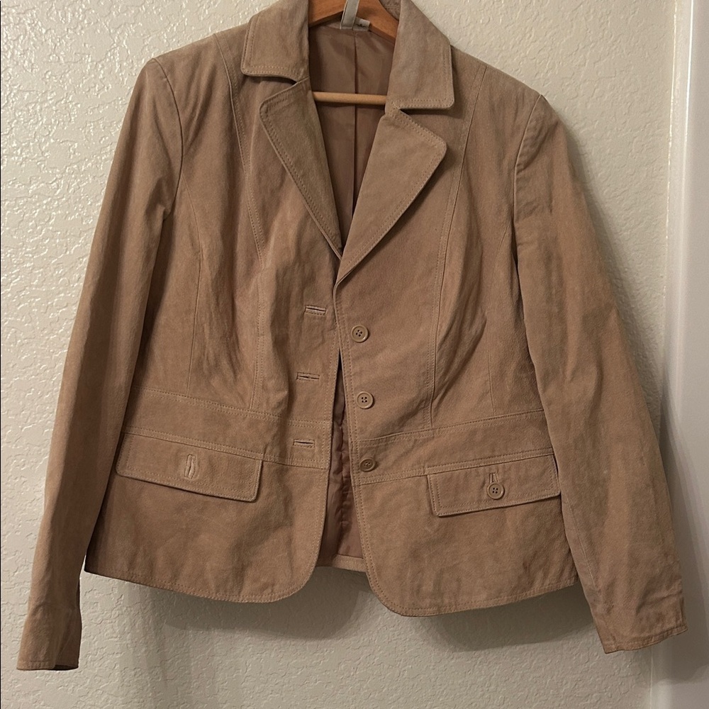 Tan Suede Blazer